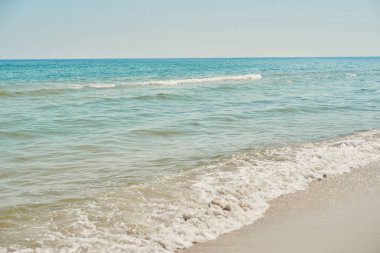 plaj ve deniz manzarası, mavi su