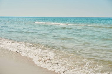 plaj ve deniz manzarası, mavi su