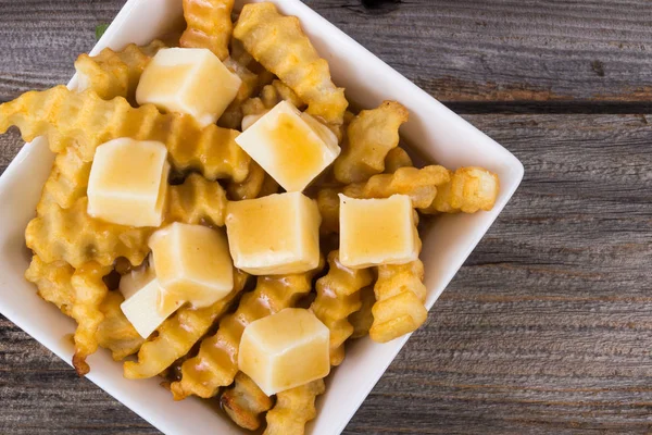 Small size poutine bowl — Stock Photo, Image