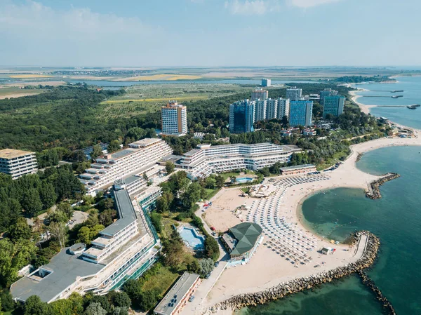 Aerial Drone View Neptun Olimp Resort Black Sea Romania — Stock Photo, Image