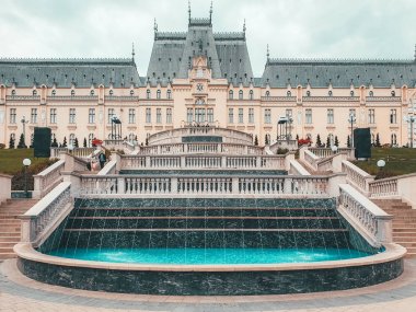 Iasi, Romanya - 05 Mayıs 2019: Kültür Sarayı 1925 Evleri Kültürel Miras Koruma-Restorasyon Merkezi Ve Sergiler ve Diğer Etkinliklere Ev Sahipliği Yaptı