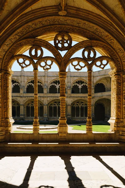 Jeronimos Hieronymites Monastère Ordre Saint Jérôme Lisbonne Portugal Est Construit — Photo