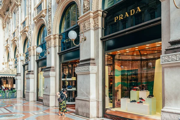 Milaan Italië Mei 2019 Galleria Vittorio Emanuele Het Oudste Winkelcentrum — Stockfoto