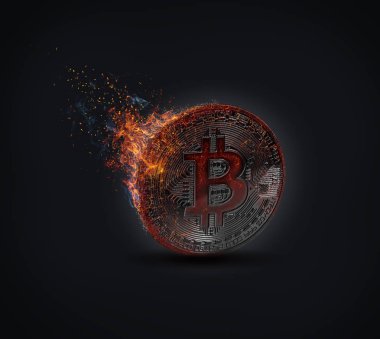 Kızgın Bitcoin içinde ateş yakar