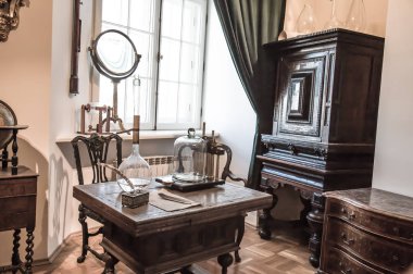 St. Petersburg, Rusya - 08 Ekim 2016: Antropoloji Müzesi ve Etnografya Kunstkammer, iç