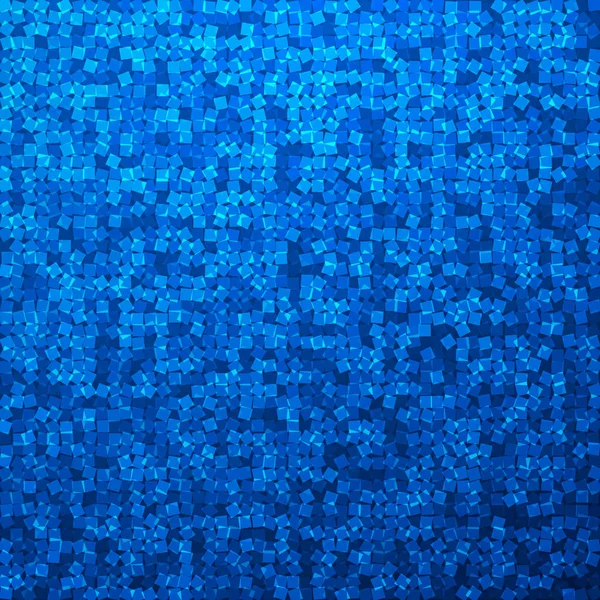 Mosaico Azul Abstracto Concepto Virtual Experiencia Tecnológica Fondo Cuadrados Manchados — Archivo Imágenes Vectoriales