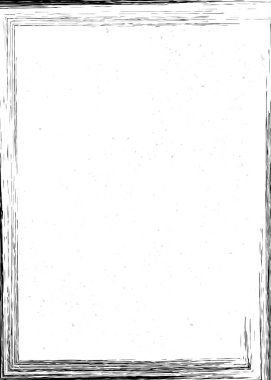 Elle çizilmiş grunge çerçeve. Dikdörtgen desenli kenarlık kopya ile sosyal medya hikaye için boşluk veya Düzen sonrası. Tasarımınız için vektör şablonu düzenlemek kolay. 