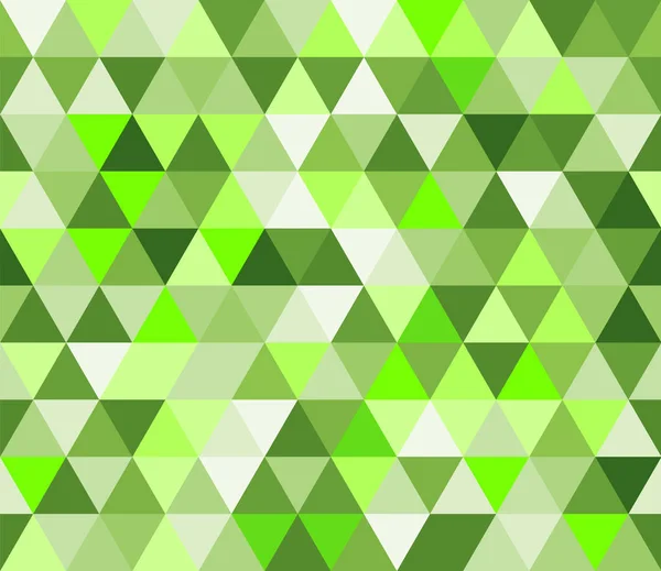 Светло Зеленый Триангулярный Безмордный Узор Геометрический Векторный Фон Многоугольный Мозаичный — стоковый вектор