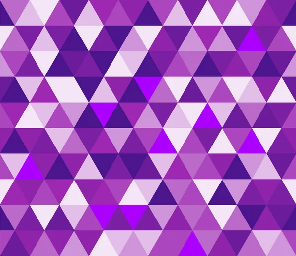 Фиолетовый Треугольный Бесшовный Рисунок Геометрический Векторный Фон Многоугольный Мозаичный Декоративный — стоковый вектор