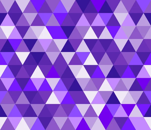 Фиолетовый Синий Треугольный Бесшовный Рисунок Геометрический Векторный Фон Многоугольный Мозаичный — стоковый вектор
