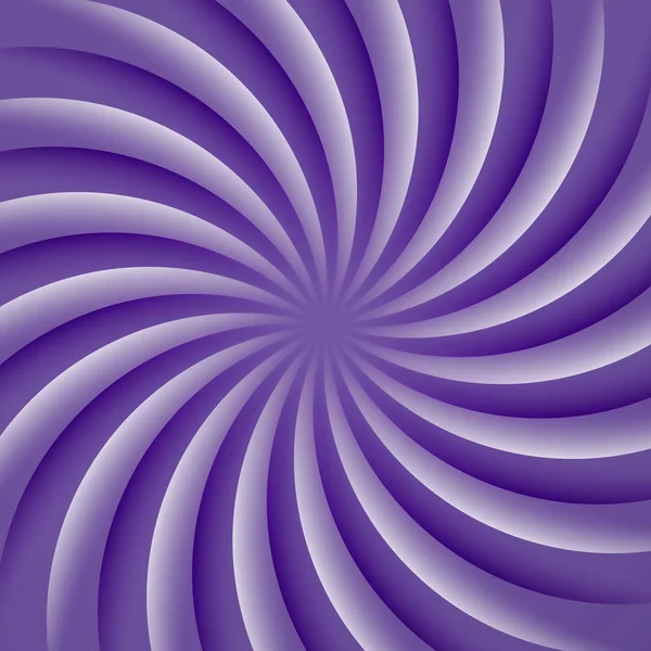 Hipnose Rotativa Ultra Violeta Branca Espiral Ilusão Óptica Ilustração Hipnótica — Vetor de Stock