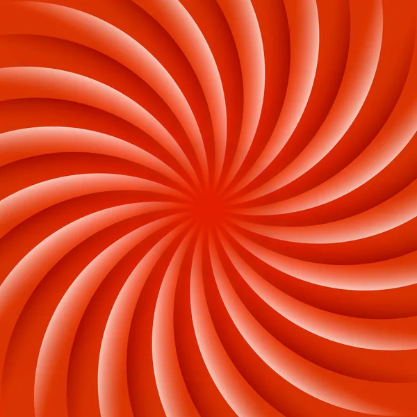 白色和红色旋转催眠螺旋 催眠迷幻媒介例证 旋转抽象的背景 易于编辑项目的设计模板 — 图库矢量图片