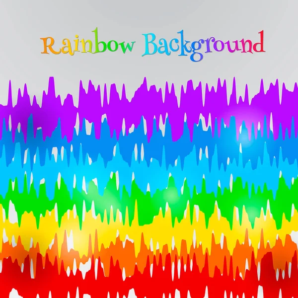 Rainbow Fundo Grunge Abstrato Ilustração Vetorial Modelo Design Fácil Editar —  Vetores de Stock