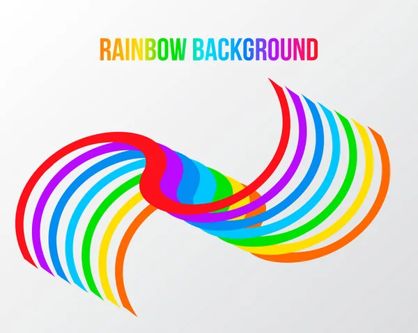 Rainbow Abstract Vector Background Easy Edit Design Template Your Artworks — Stock Vector
