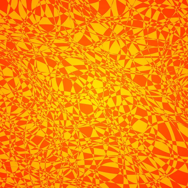 Patrón Mosaico Amarillo Rojo Splinters Roto Efecto Cristal Fondo Vectorial — Archivo Imágenes Vectoriales