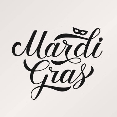 Mürekkep sıçramak ile antika arka plan Mardi Gras eski püskü kitabe. Yağ veya Shrove Salı işareti. New Orleans'ın geleneksel karnaval. Vektör öğesi tasarım afiş, el ilanı, yeni yıl eğlencesi daveti için.