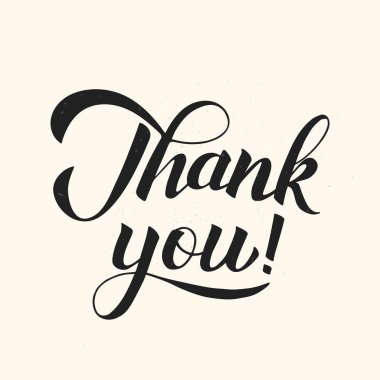 Teşekkür ederim hat yazı ver. Eski püskü retro vektör çizim. Düğün teşekkür için şablonu düzenlemek kolay kartları, Etiketler, afiş, poster, etiketleri, tekstil vb.