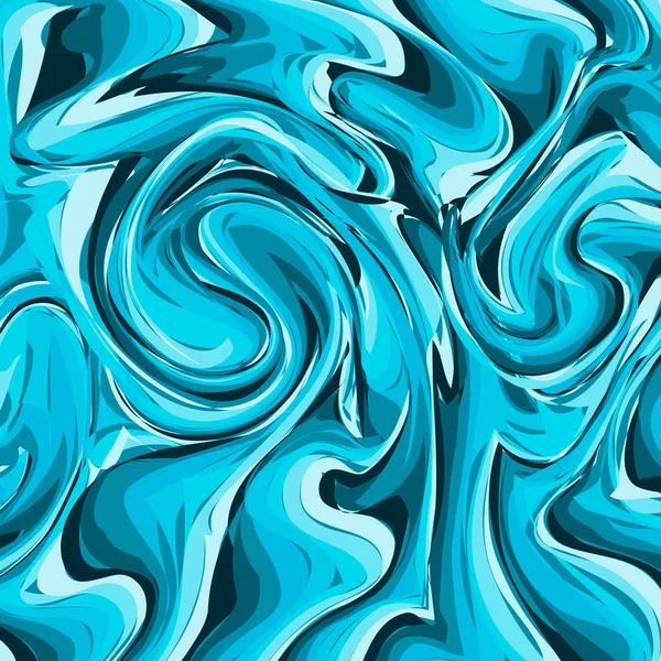 Fondo Textura Mármol Mixto Azul Oscuro Claro Fondo Efecto Líquido — Vector de stock