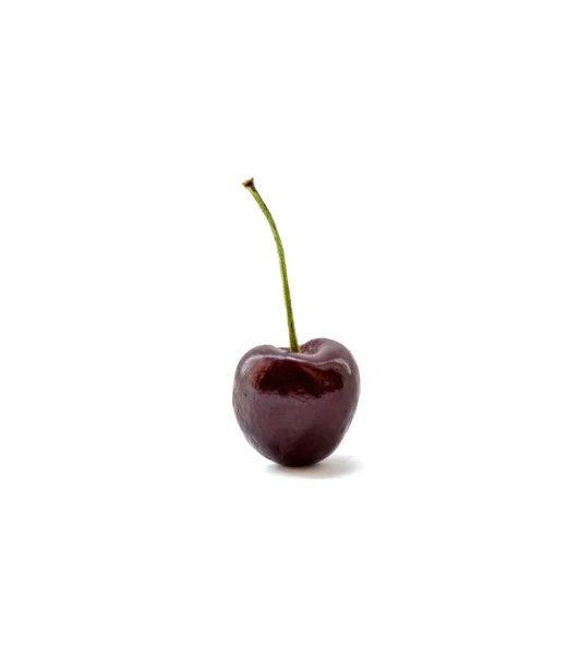 Sweet cherry izolovaných na bílém pozadí. Koncept organi — Stock fotografie