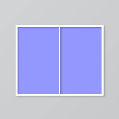 Kare fotoğraf kolaj. Duygudurum kurulu vektör çizim. Fotoğrafçılar için zaman çizelgesi. Kapak blog panoları, Web siteleri, afişler, posterler için. Kolay film şeritleri, sunumlar, vb mockup şablonunu düzenlemek.