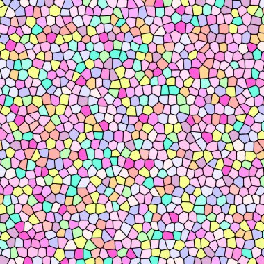 Vitray pencere renkli desen. Çok renkli parlak mozaik