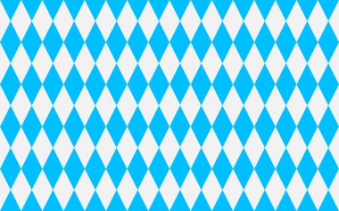 Oktoberfest geometrik dikişsiz desen. Beyaz mavi Octoberfest b