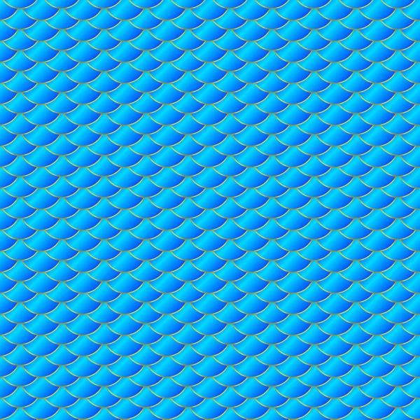 Merská bezproblémové schéma. Barva textury pro modrou a zlatou rybu — Stockový vektor