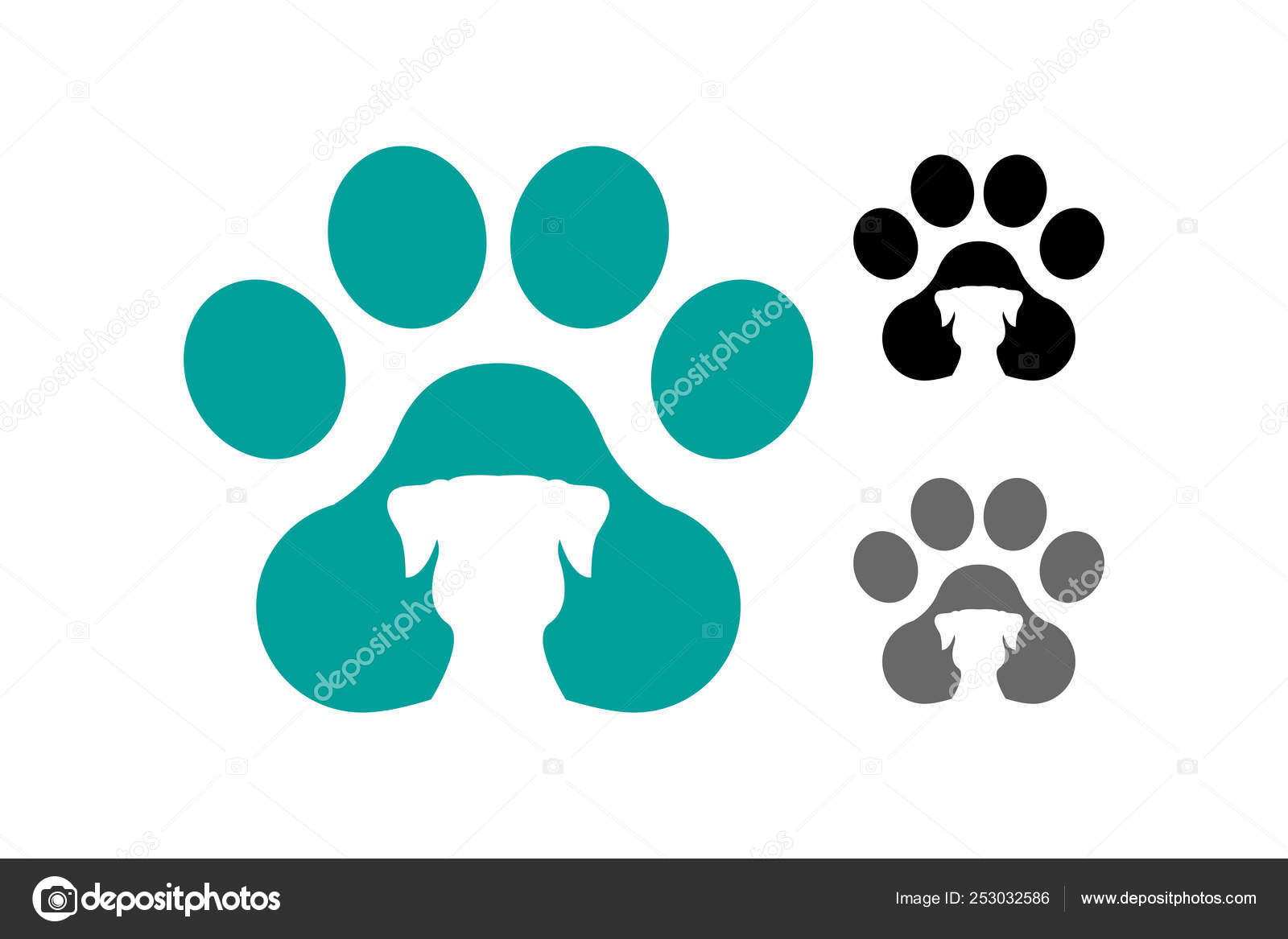 Impronta Zampa Cane In Bianco E Nero Silhouette - Immagini vettoriali stock  e altre immagini di Ambientazione esterna - Ambientazione esterna,  Ambiente, Animale - iStock