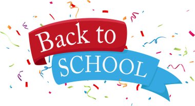 Vektör İllüstrasyon Geri okul kutlamaları tasarım