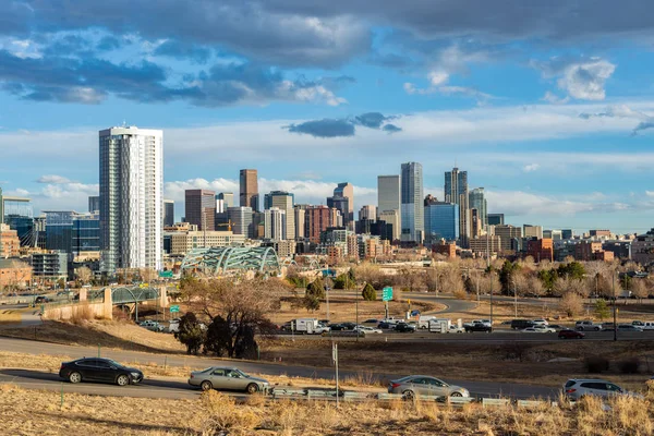 Kış ayında Denver manzarası