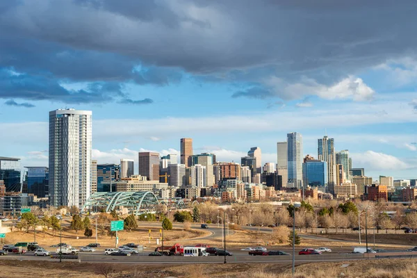 Kış ayında Denver manzarası