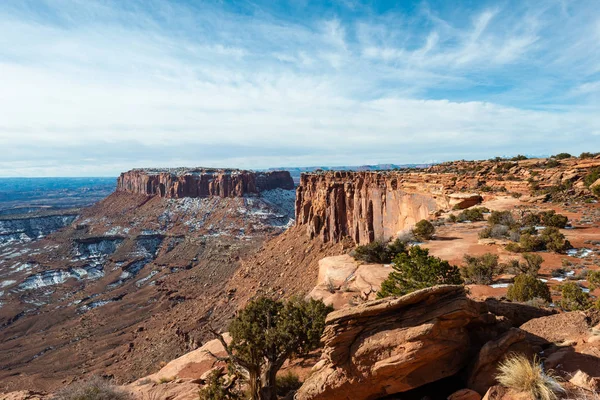Utah sırasında belgili tanımlık kış ay Cayonlands Milli Parkı.