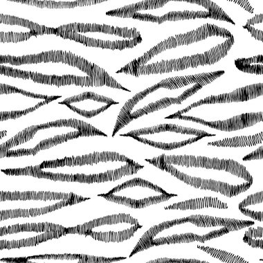 Soyut yatay gölgeli şekiller