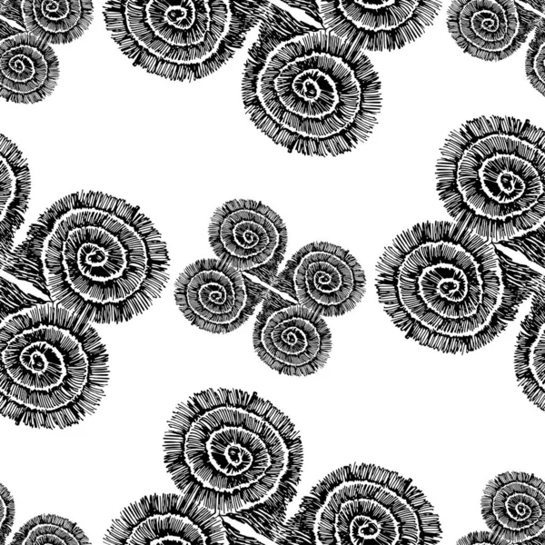 Abstrait carrés noirs boucles — Image vectorielle