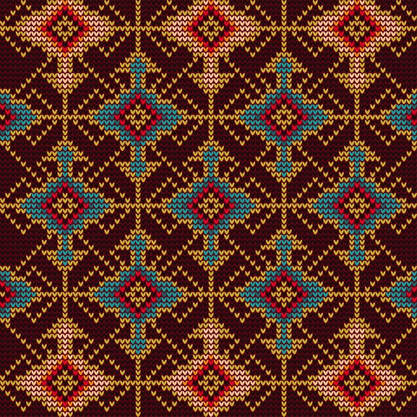 Modèle tricoté géométrique — Image vectorielle