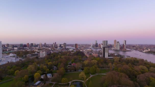 Vídeo Acima Skyline — Vídeo de Stock