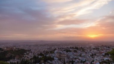 Granada günbatımı Hd manzara