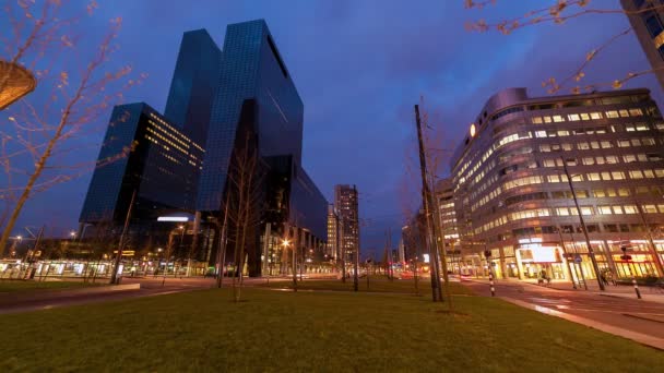 Vídeo Cidade Noturna — Vídeo de Stock