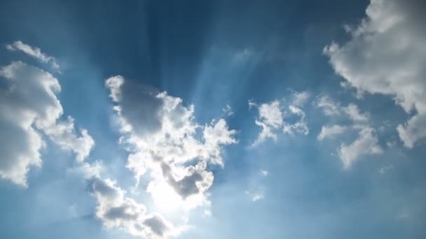 Video Rayos Crepusculares Paisaje — Vídeos de Stock