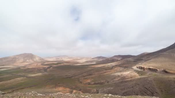 Video Van Fuerteventura Panorama Landschap — Stockvideo