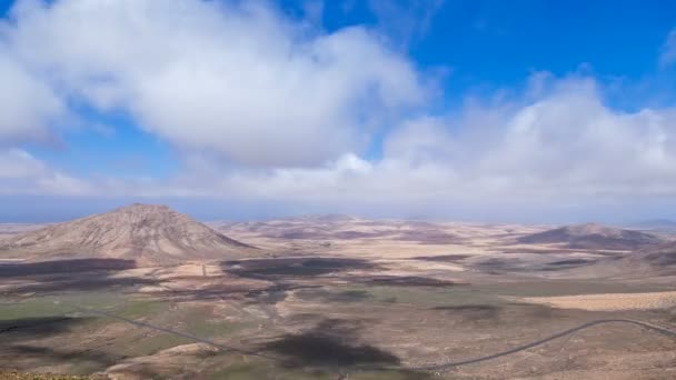 Fuerteventura Tindaya Horská Krajina — Stock video