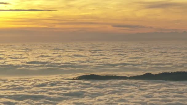 Isla Mar Nubes — Vídeo de stock