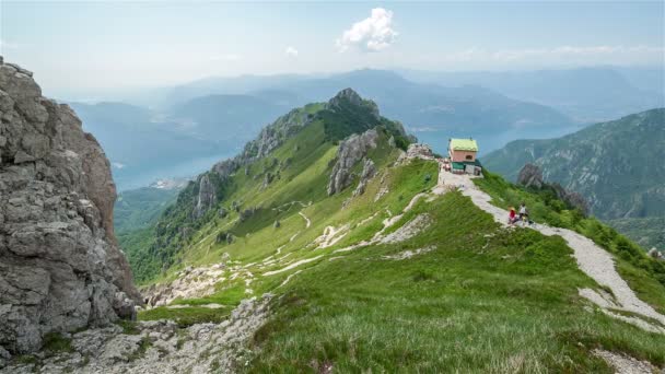 Video Mountain Trekking Paesaggio — Video Stock