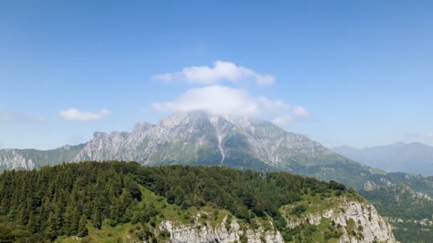 Video Van Top Landschap Van Bergen — Stockvideo