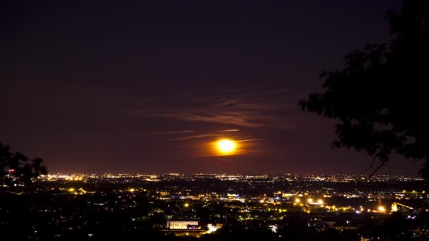 Video Del Paesaggio Lunare Nascente — Video Stock