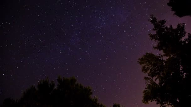 Video Estrellas Paisaje — Vídeo de stock