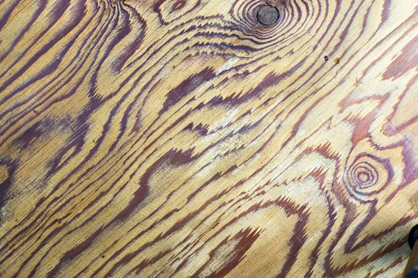 Kahverengi Damarlı Sarı Ahşap Yüzey — Stok fotoğraf