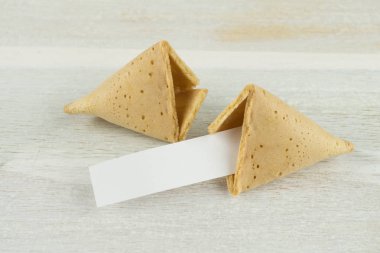 Boş etiket ile geleneksel Çince bisküvi