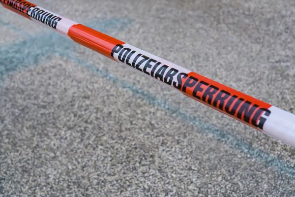 Olay yerinde polis hattı