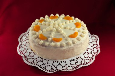 bir tabloda lezzetli pasta